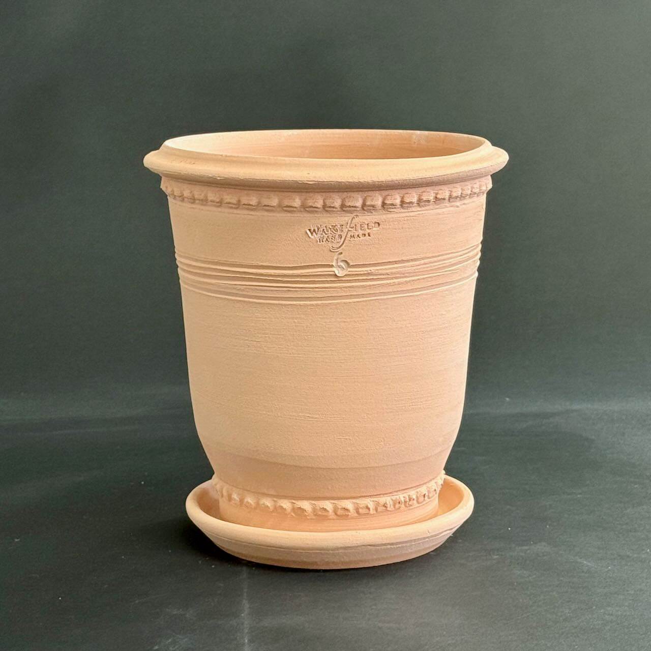 Anduze Urn with Attached Saucer