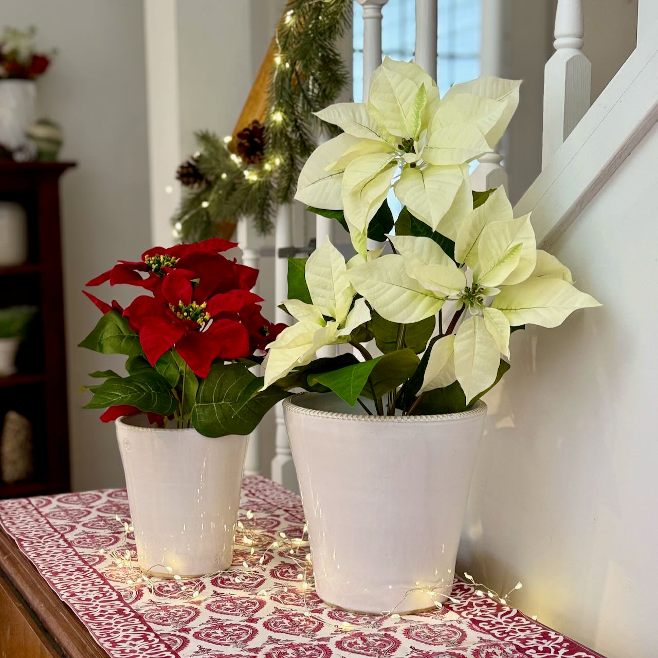 Poinsettia Cachepot