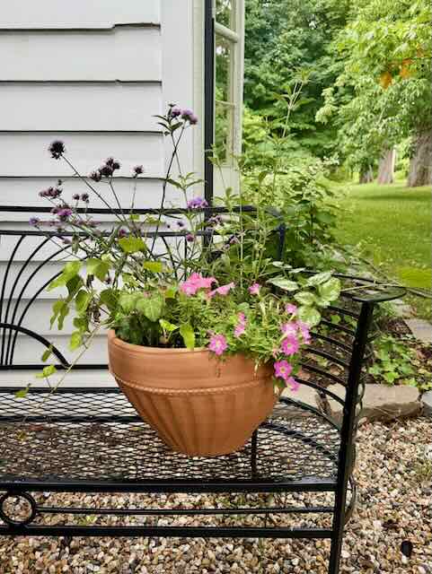 Fluted Doric Basin with Saucer, Terra Rosa Clay