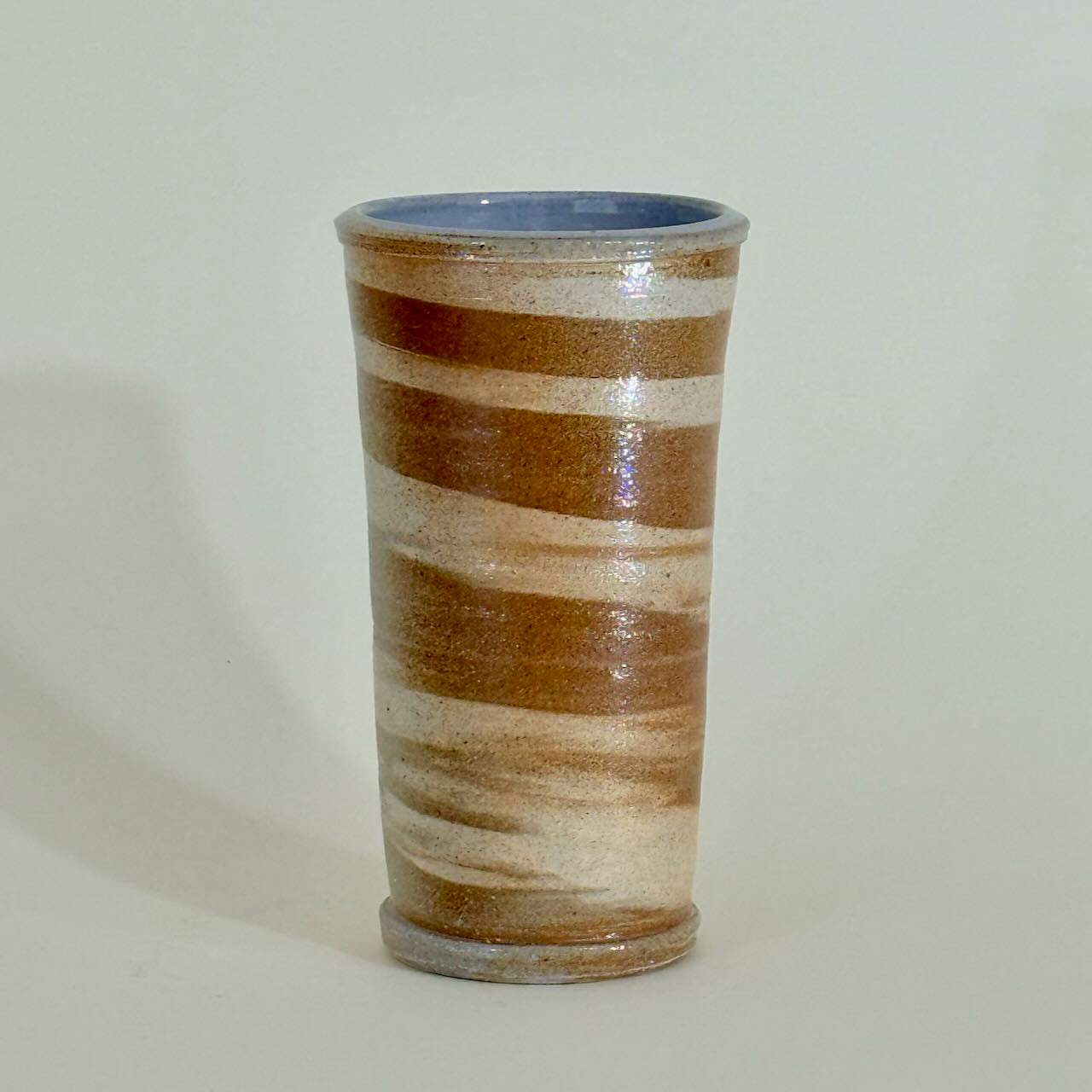 Soda-Fired Marbled Vases