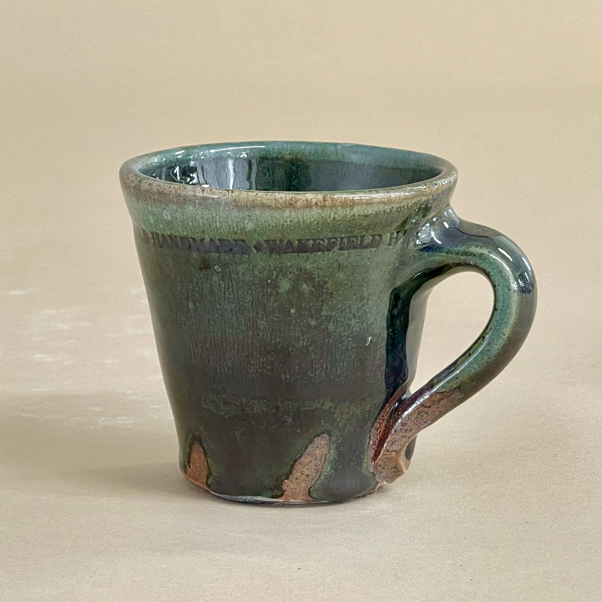 Wakefield Handmade Coggled Glazed Mugs