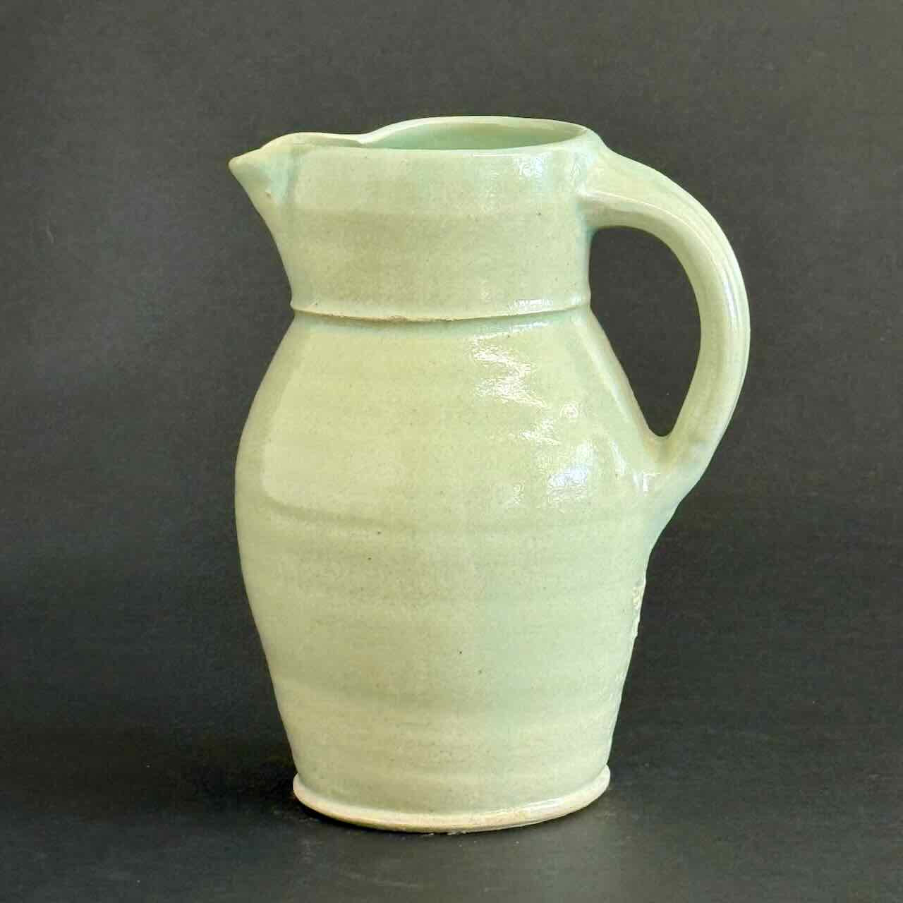 Soda-Fired Pitcher, One of a Kind, Sea Glass Glaze
